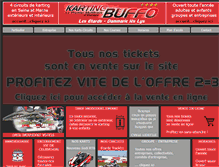 Tablet Screenshot of karting-buffo.com